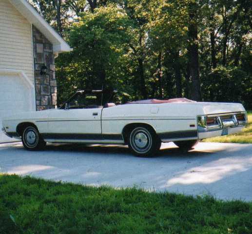 Make Model Ford L T D Convertible Color White Year 1972 Mileage 87000
