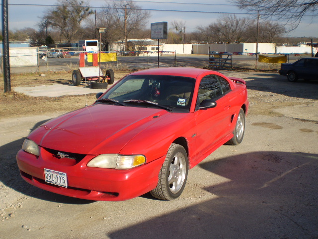 Red 96 Mustang